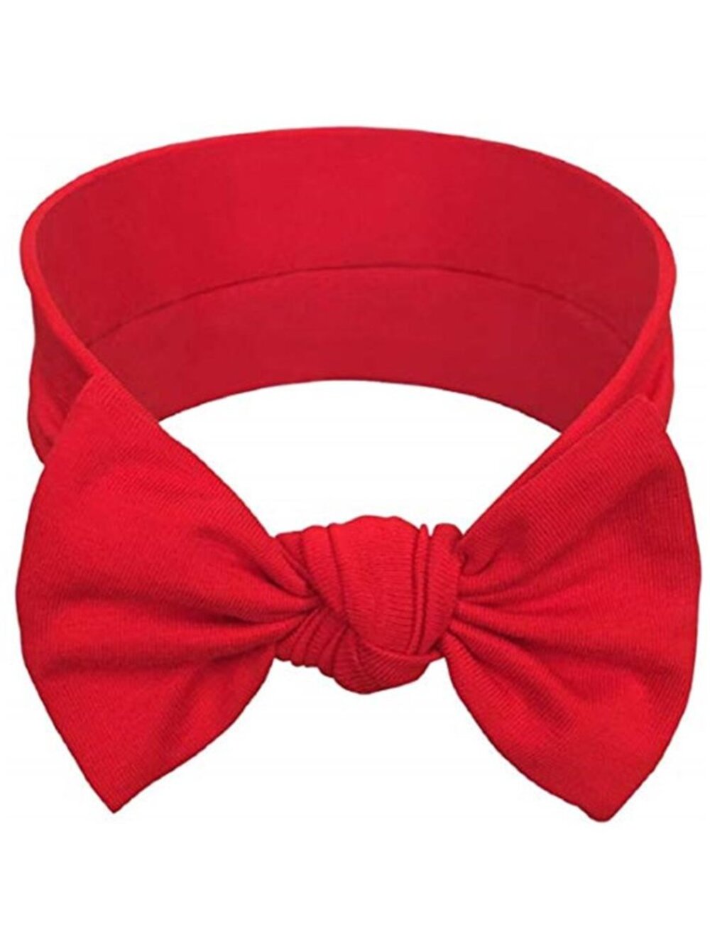 Baby Girl Bow Headband Soft Cotton Stretch Toddler Infant Hair Accessory Cute